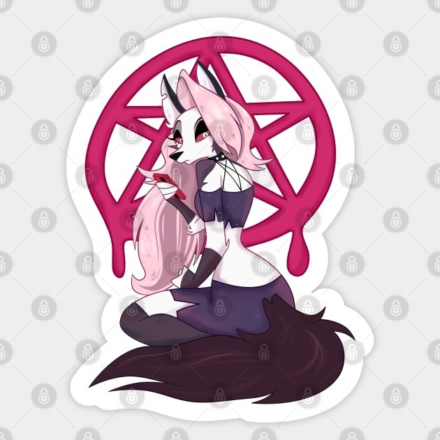 Loona - Helluva Boss Sticker by rentaire